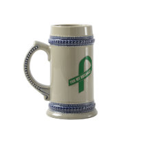 For My Husband (Green Ribbon) Coffee Mugs