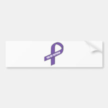 For My Nephew (Purple Ribbon) Bumper Stickers
