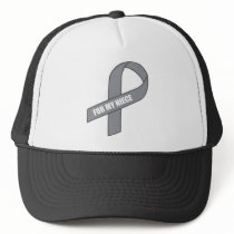 For My Niece (Grey / Silver Awareness Ribbon)