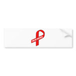 For My Patients (Red Ribbon) Bumper Stickers