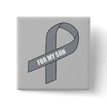 For My Son (Grey / Silver Awareness Ribbon)