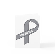 For My Son (Grey / Silver Awareness Ribbon)
