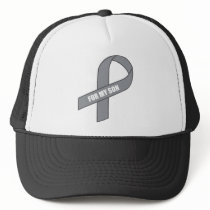 For My Son (Grey / Silver Awareness Ribbon)