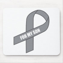 For My Son (Grey / Silver Awareness Ribbon)