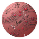 For My Valentine Sticker