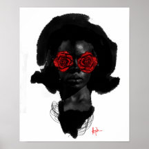 "For Rose Coloured Girls" Poster