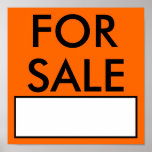 FOR SALE SIGN/Poster