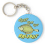 For The Halibut Fishing T-shirts and Gifts Keychain