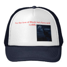For the love of Black Mesh Hat