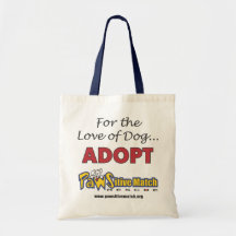 For the Love of Dog fabric bag