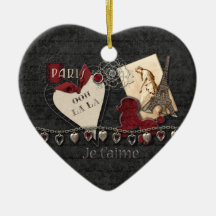 For The Love Of Paris Ornament