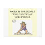 for the volleyball player postcard