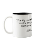 For thy sweet love remember'd ... Shakespeare Mugs