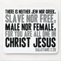 For You are All One in Christ Jesus Mouse Pads