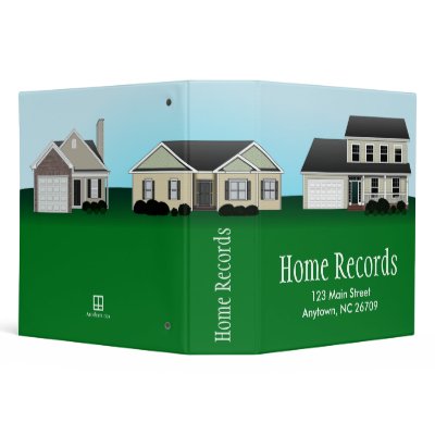 For Your Home Customizable Binder by archiprints