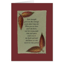 For Your Loved One Miles Away Cards