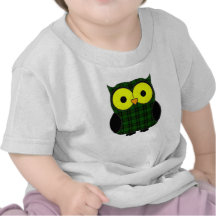 Forbes Tartan Plaid Owl T Shirt