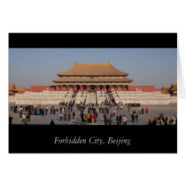 Forbidden City, Beijing Card