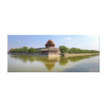 forbidden city, turret, Beijing Canvas Print