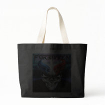 FORBIDDEN WIDE TOTE CANVAS BAGS