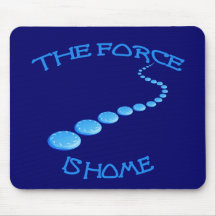 Force is Home Frisbee Mouse Pad