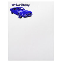 Ford:  Boss Mustang Custom Letterhead