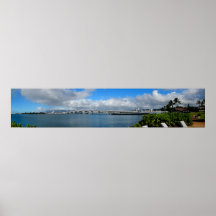 Ford Island Bridge, Pearl Harbour, Hawaii Poster