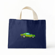 Ford Musttang Funny Car Tote Bag