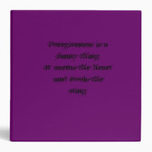 foregiveness 3 ring binders
