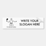 FOREHAND STROKE 2 BUMPER STICKERS