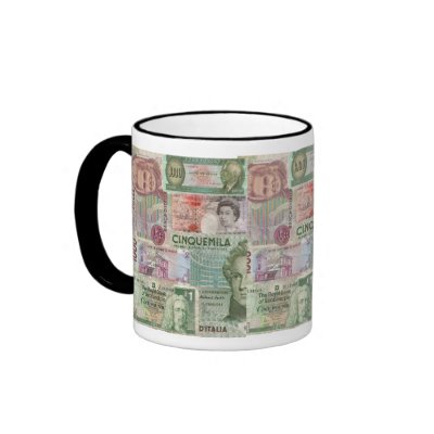 foreign currency mug by ltramont