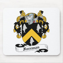 Foreman Family Crest Mouse Pad