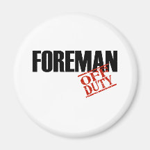 FOREMAN LIGHT FRIDGE MAGNET