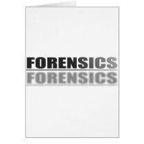 FORENSICS GREETING CARD