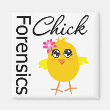 Forensics Chick Refrigerator Magnets