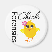 Forensics Chick Refrigerator Magnets