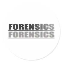 FORENSICS ROUND STICKERS