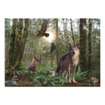Forest Animals Invitation Cards