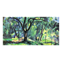 Forest By Paul Cézanne (Best Quality) Personalized Photo Card