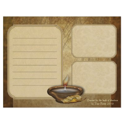 Forest Candle Keepsake Paper by WitchysCauldron