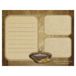 Forest Candle Keepsake Paper letterhead