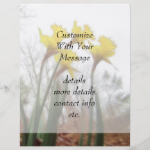 Forest Daffodils Flyer