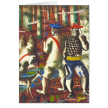 Forest Entry Sketch 1941 Greeting Card