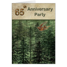 Forest for the Trees Anniversary Party 65 Card