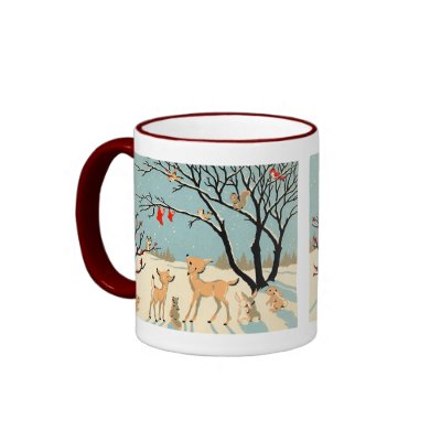 Forest Friends Mugs by xmasstore