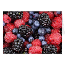 Forest Fruit Background Cards