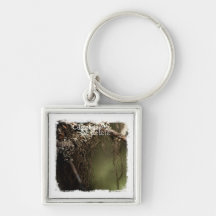 Forest Fuzz; Customizable Keychain