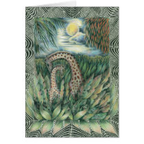 "Forest Giraffes" Card