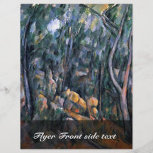 Forest In The Caves Above The Chateau Noir Personalized Flyer
