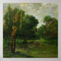 Forest Landscape, 1864 Poster